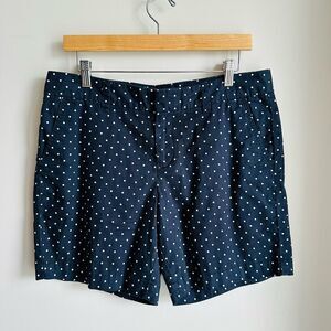 Tommy Hilfiger Navy Polka Dot Shorts – Size 10 – Preppy‎ Summer Classic
